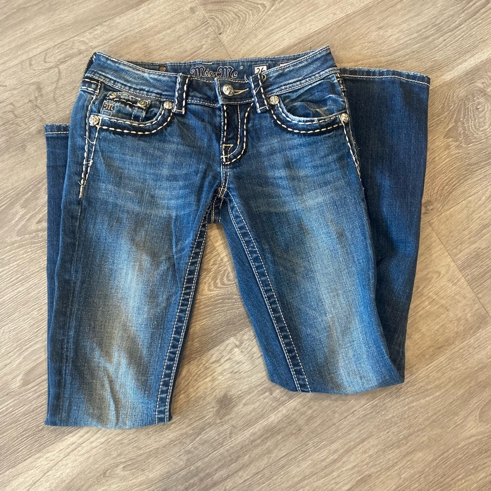 Miss Me Women's Dark Blue Boot Cut Jeans